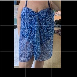 Ralph Lauren swim suit with connected coverup